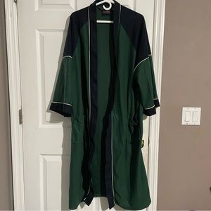 Barrington Men's One Size Robe Nightwear Green Blue White